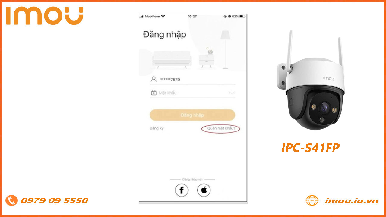 Cách reset lại camera Imou IPC-S41FP