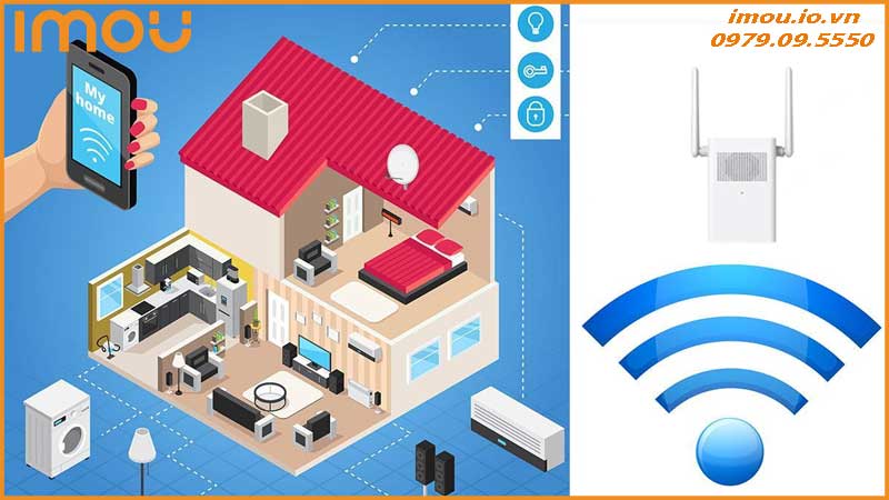 Bộ kích Wi-Fi Imou DS21 giúp tiết kiệm chi phí lắp đặt hệ thống mạng