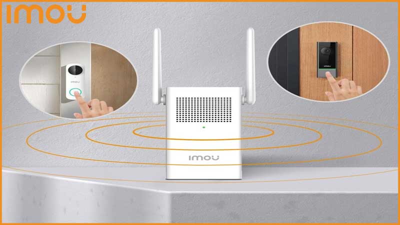 Các tính năng và lợi ích của chuông cửa Imou DS21 khi kết nối với Bộ kích Wi-Fi