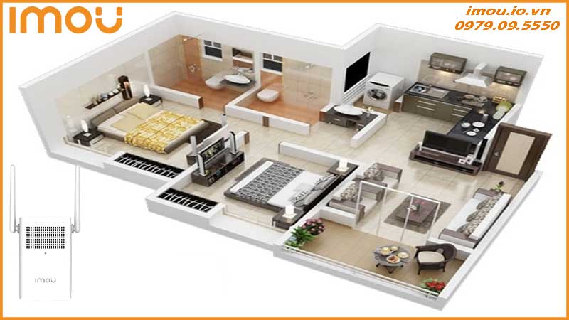 Bộ kích Wi-Fi và Imou DS21: Cách lựa chọn cho gia đình có diện tích rộng lớn