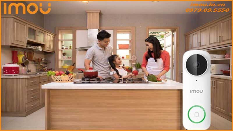 Ưu điểm khi lắp chuông cửa không dây Imou DB61i tại nhà
