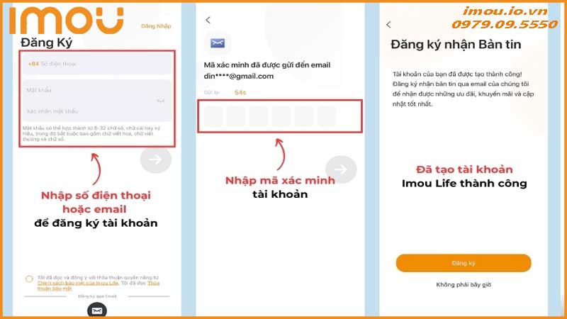 Cách cài đặt ứng dụng Imou Life để quản lý Imou DB61i