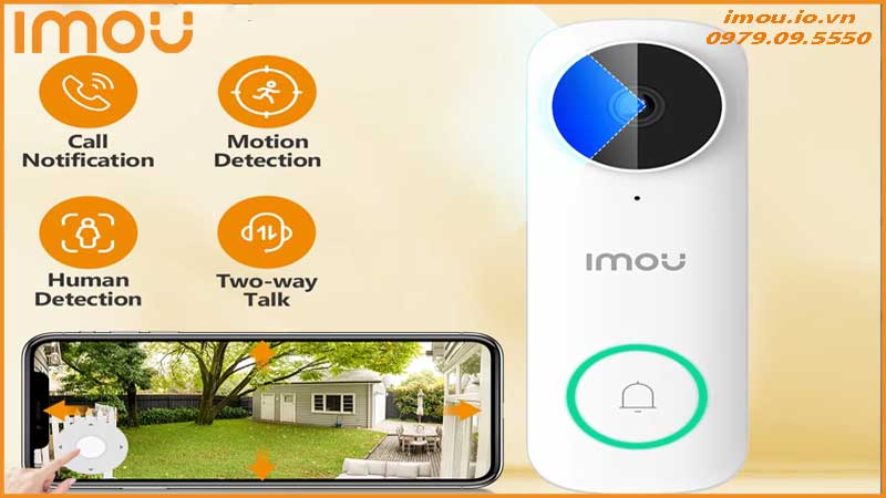 Cách xem lại lịch sử video từ chuông cửa Imou DB61i