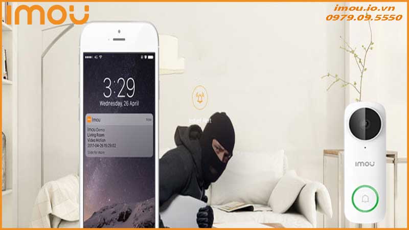 Tính năng phát hiện chuyển động thông minh trên Imou DB61i