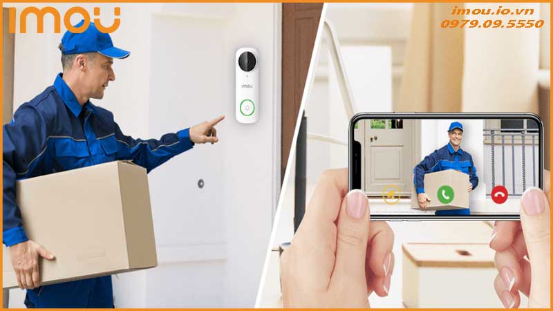 Làm sao để nhận thông báo khi có người bấm chuông Imou DB61i?