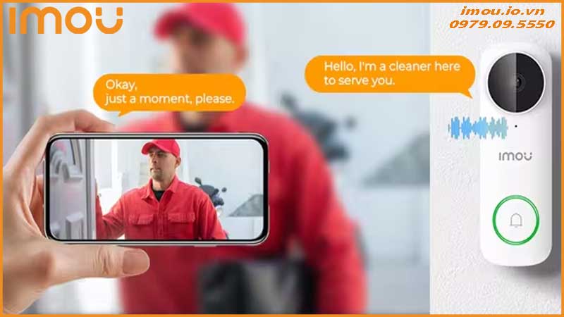 Làm sao để nhận thông báo khi có người bấm chuông Imou DB61i?