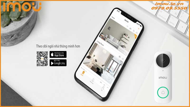 Cách đổi tên chuông cửa Imou DB61i trong ứng dụng