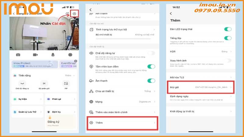Thiết lập thời gian và múi giờ chuẩn xác nhất trên Ranger Mini 3MP