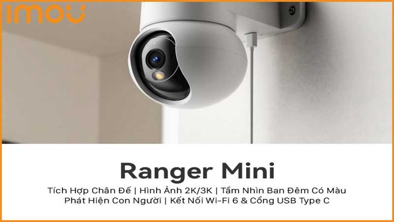 Camera Imou Ranger Mini không 3MP có cho hình ảnh đủ rõ không?