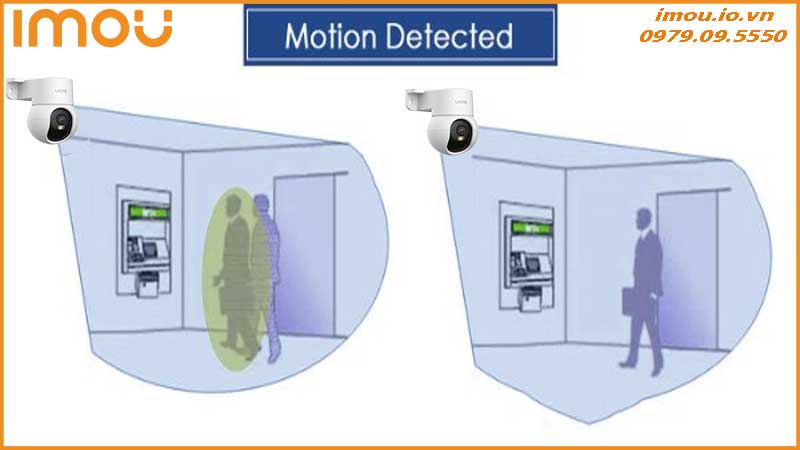 Tính năng phát hiện chuyển động thông minh của Ranger Mini 3MP hoạt động ra sao?