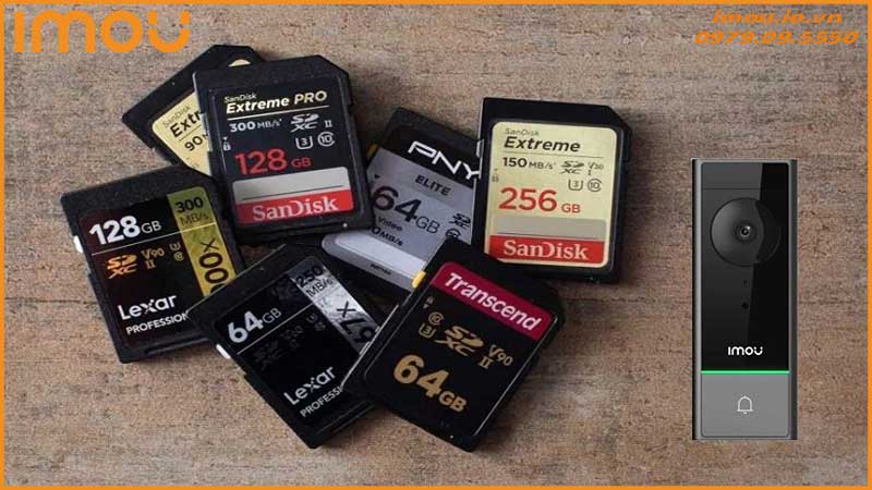 Lưu ý khi dùng thẻ nhớ cho Imou DB60 (Class, dung lượng)