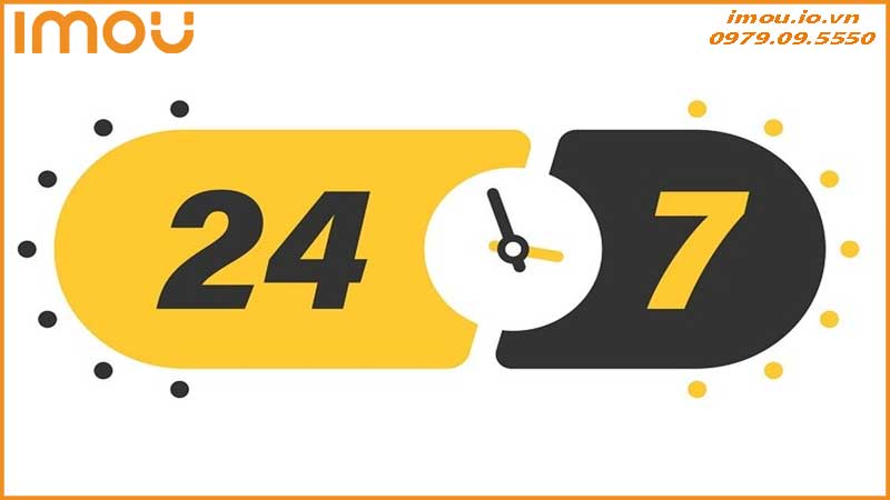 Chuông cửa Imou DB60 có hoạt động liên tục 24/24 không?