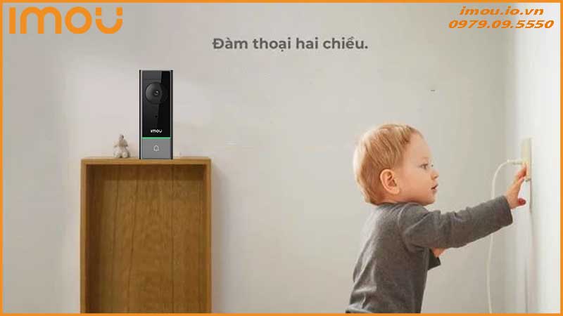 Ứng dụng Imou DB60 giúp bảo vệ trẻ em khi gia đình vắng nhà
