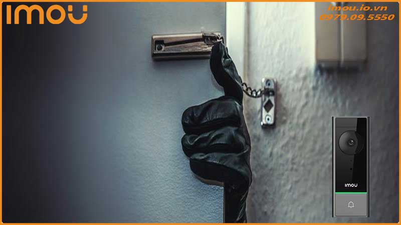 Chuông cửa thông minh Imou DB60 có chống trộm tốt không?