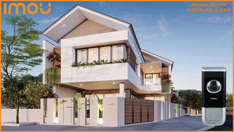 Nhà phố có nên lắp chuông cửa Imou Doorbell Wired?