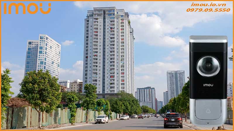 Cách chuông cửa có dây Imou hỗ trợ an ninh cho căn hộ chung cư
