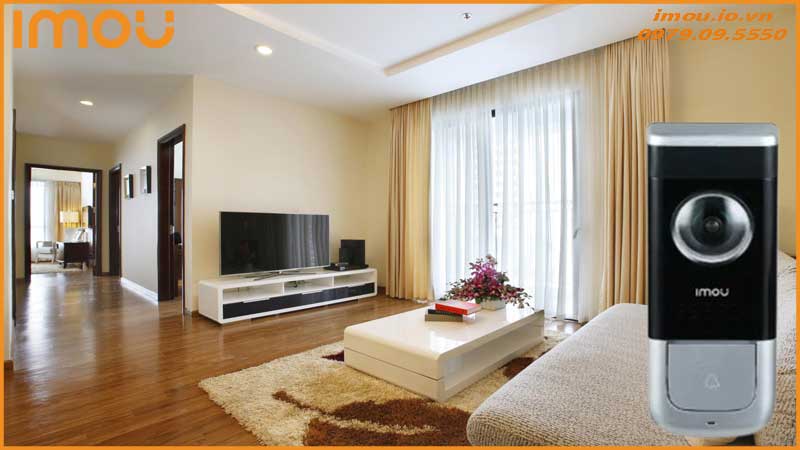 Cách chuông cửa có dây Imou hỗ trợ an ninh cho căn hộ chung cư