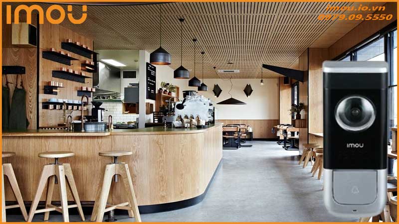 Ứng dụng chuông cửa Imou cho nhà hàng, quán cà phê