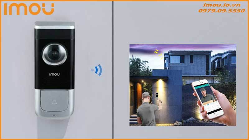 Giải pháp chống trộm từ xa với chuông cửa có dây Imou Doorbell Wired