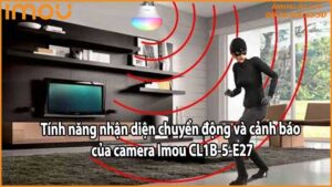 Tính năng nhận diện chuyển động và cảnh báo của camera Imou CL1B-5-E27