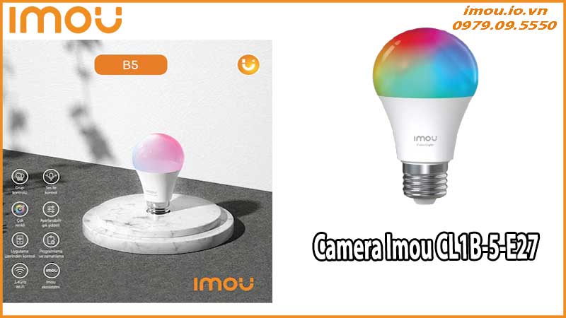 Tính năng hình ảnh Full HD của camera Imou CL1B-5-E27 trong việc giám sát