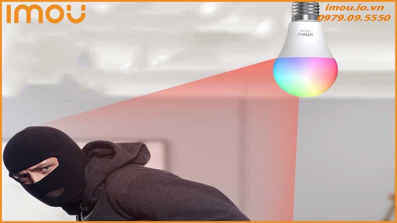 Tính năng phát hiện chuyển động của camera Imou CL1B-5-E27 và ứng dụng an ninh