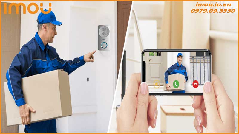 Hướng dẫn kết nối chuông Imou Chime với camera chuông cửa Imou DB60