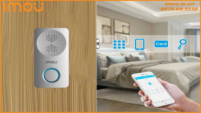 Làm thế nào để mở khóa cửa từ xa khi có chuông báo?