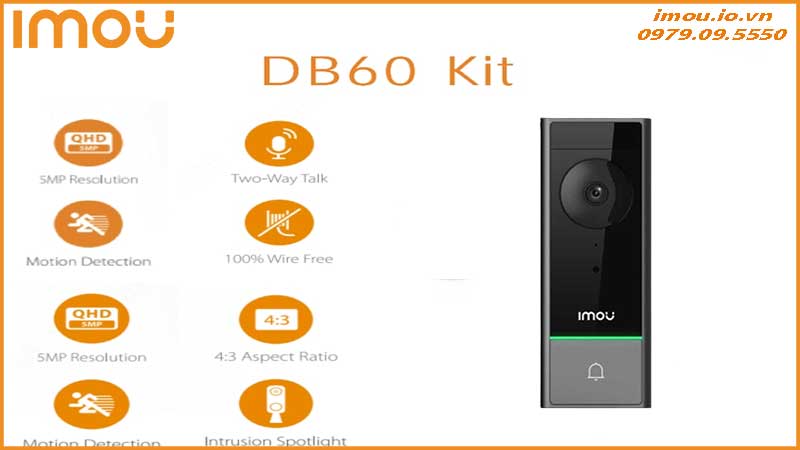 Đại lý phân phối chính thức chuông cửa Imou DB60 tại Đà Nẵng