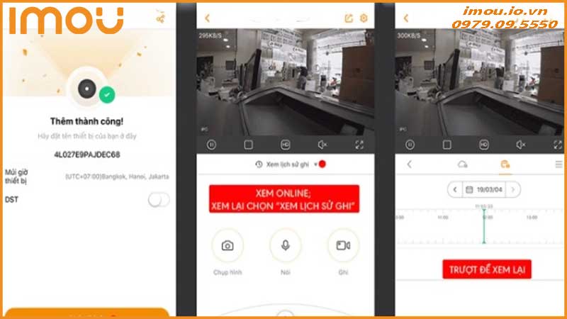 Cách sử dụng lịch sử di chuyển ghi lại bởi DB60