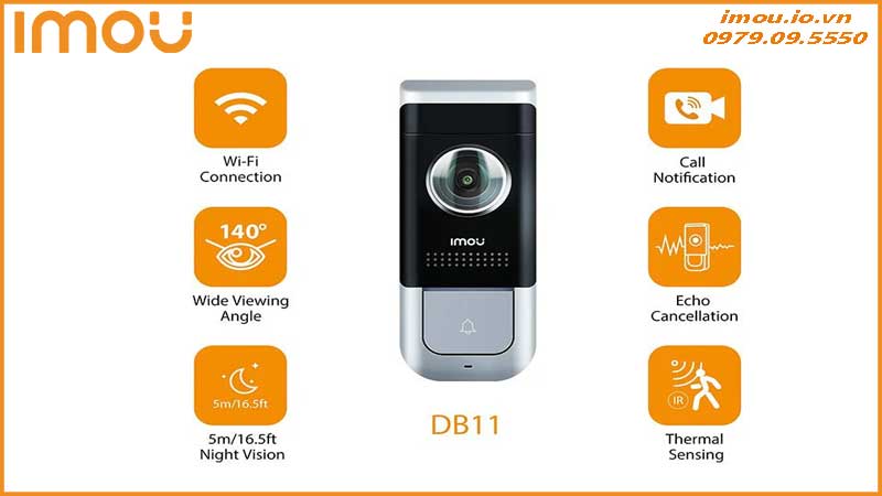 Imou Doorbell Wired – Kết nối vững chắc hình ảnh sắc nét