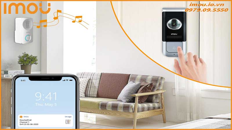 Imou Doorbell Wired – Kết nối vững chắc hình ảnh sắc nét
